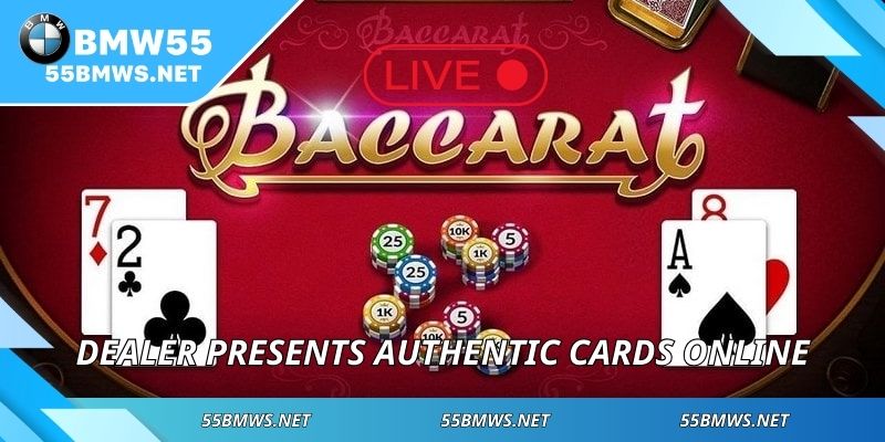 Dealer presents authentic cards online