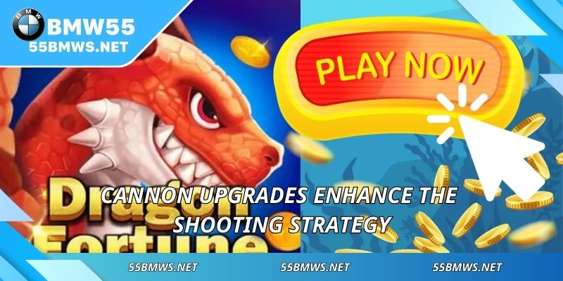 Cannon upgrades enhance the shooting strategy