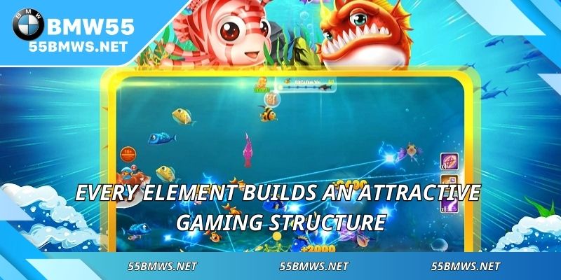 Every element builds an attractive gaming structure