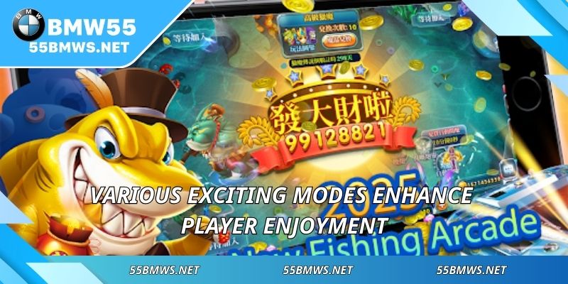 Various exciting modes enhance player enjoyment