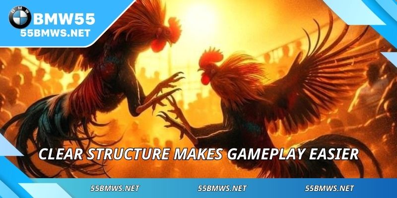 Clear structure makes gameplay easier