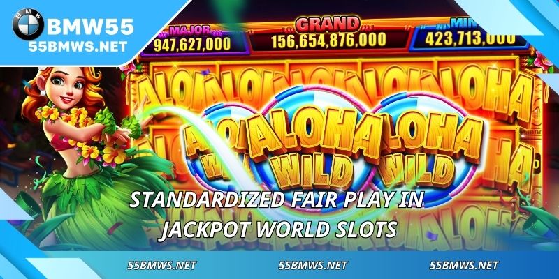 Standardized fair play in Jackpot World Slots