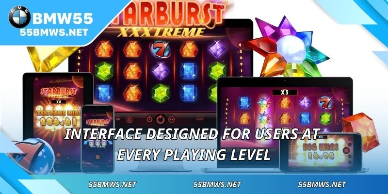 Interface designed for users at every playing level