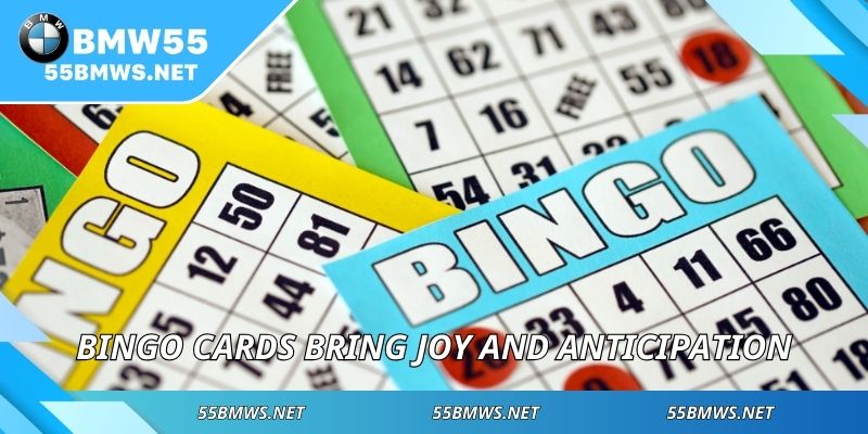 Bingo cards bring joy and anticipation