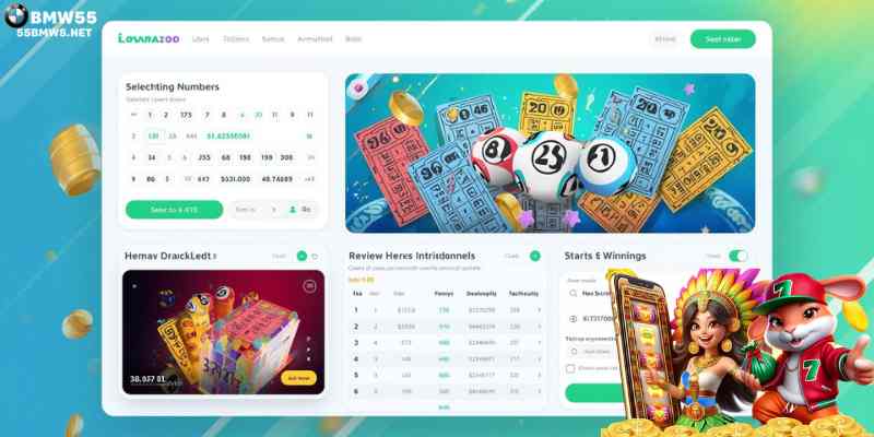 : Digital Lottery Interface Example
