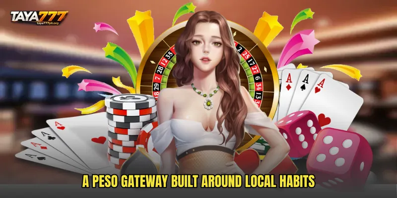 A peso gateway built around local habits